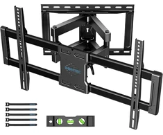 BONTEC televizoriaus sieninis laikiklis 37–85 col., iki 60 kg, VESA 600 × 400 mm, CT136-FBA