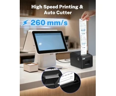 BORN4SHIP terminis čekinė spausdintuvas 80 mm USB LAN Auto-Cut, suderinamas su POS V330M