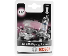 Bosch Automotive halogeninės automobilio lemputės H7 55 W 12 V Plus 200 Gigalight 1987301436