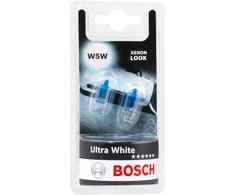 Bosch Automotive W5W Ultra Baltas automobilinės lemputės 12 V 5 W W2,1x9,5d 1987301098