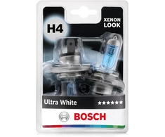 Bosch H4 Ultra Baltas halogeninės automobilio lemputės 12 V 60/55 W, 2 vnt.