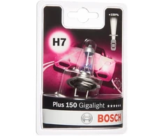Bosch H7 halogeninė automobilio žibinto lemputė 12 V 55 W PX26d Gigalight Plus 150 1987301137
