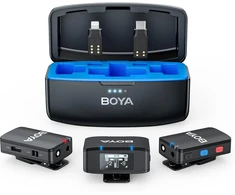 BOYA belaidis prisegamasis mikrofonas BOYAMIC, 8 GB, USB-C, Lightning, 200 m, lavalier tipo