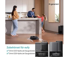 Bpbdzz robotų dulkių siurblių priedų rinkinys Eufy Omni E25/E28, 26 vnt.