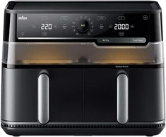 Braun karšto oro gruzdintuvė su dviem zonomis 10 l, 2400 W TB5053IBK