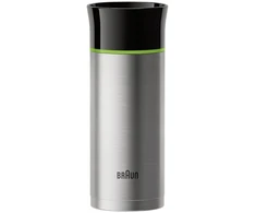 Braun termopuodelis 330 ml sidabrinis juodas