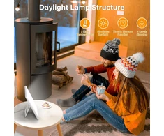 Bravmate dienos šviesos lempa 10 000 liuksų, LED, 3000–6500 K, ML-L001