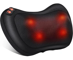 Brelley Shiatsu masažinė pagalvė kaklui ir nugarai su šildymo funkcija, JH016