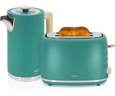 briebe pusryčių rinkinys Nordic – skrudintuvas 2 riekių, 6 lygių skrudinimas ir elektrinis virdulys 1,7 l, 2200 W
