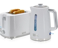 briebe virtuvės prietaisų rinkinys: skrudintuvas 2 riekėms, 7 lygiai, 870 W + elektrinis virdulys 1.7 l, 2200 W, nerūdijantis plienas