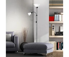 Toršeras Spari Brilliant 1xE27+1xE14 H180cm juodas