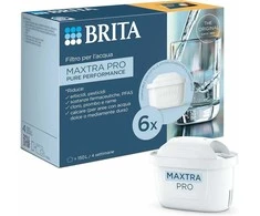 Brita vandens filtrų kasetės Maxtra Pro, 6 vnt., balta, suderinama su Brita grafiniais