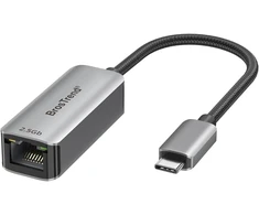 BrosTrend USB-C į Ethernet adapteris 2.5 Gb/s su USB-C 3.2 jungtimi