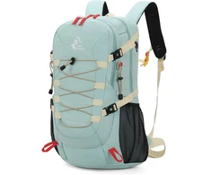 Bseash turistinė vandeniui atspari 40 l kuprinė su lietaus apsauga, 53 cm, žalia, 0219