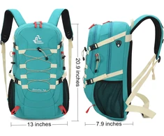 Bseash turistinis vandeniui atspari kuprinė, 40 l, 900D nailonas, ergonomiška konstrukcija, modelis 0219