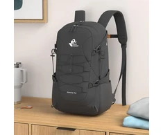 Bseash vandeniui atspari 40 l turistinė kuprinė iš 900D nailono, juoda, 0219 modelis