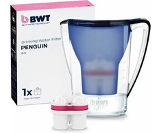 BWT vandens filtravimo ąsotis Penguin 2,7 l su magnio filtru, tamsiai mėlynas