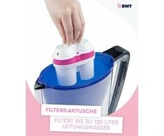 BWT vandens filtravimo ąsotis Penguin 2,7 l su magnio filtru, tamsiai mėlynas