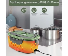 BYbrutek elektrinė pietų dėžutė 100 W, 1,5 l, 12 V/24 V/220 V