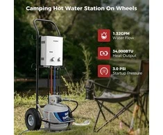 Camplux dujinis momentinis vandens šildytuvas, 5 l/min, 10 kW, be talpos, AY132