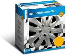 Titanium cartrend automobilio ratų gaubtai Storm 15 colių, 4 vnt., sidabriniai 70278