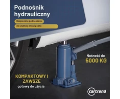 cartrend hidraulinis butelinis automobilinis keltuvas 5 t, 216–413 mm, modelis 10007