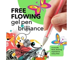 Castle Art Supplies geliniai rašikliai, 100 spalvų, įvairūs efektai, su dėžute, Gel Pens 4336949690