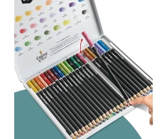 Castle Art Supplies spalvotų pieštukų rinkinys, 24 spalvos, teminis, mediniai, Kandinsky kolekcija, CAS-24CP-THEMED
