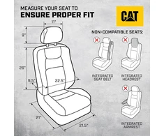 CAT Flexfit universalūs priekinių automobilio sėdynių užvalkalai, 2 vnt., CASC2274