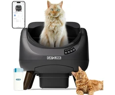 CATLINK automatinė savaime išsivalanti kačių kraiko dėžė su Wi-Fi, 12 l, C08