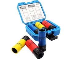 CCLIFE smūginių galvučių rinkinys ratų varžtams 17–21 mm, 85 mm, 3 vnt., 5498