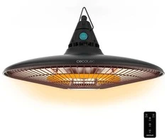Cecotec elektrinis lauko lubinis šildytuvas, 1500 W, halogeninė technologija, IP65, ReadyWarm 1500 Power Ceiling
