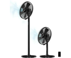 Cecotec EnergySilence 555 išmanusis 2-in-1 grindų ir stalo ventiliatorius, 55 W, 16 colių, nuotolinio valdymo pultas
