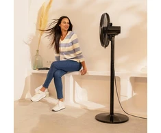 Cecotec EnergySilence 555 išmanusis 2-in-1 grindų ir stalo ventiliatorius, 55 W, 16 colių, nuotolinio valdymo pultas