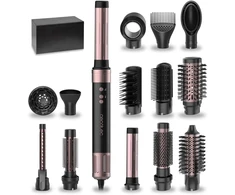 Cecotec karšto oro plaukų formavimo šepetys 14 viename, 1400 W, CeramicCare 14in1 AirGlam Juodas