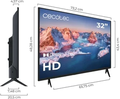 Cecotec LED televizorius 32 col. HD 720p 60 Hz su Dolby Audio 02613