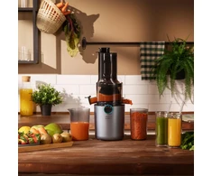 Cecotec lėtaeigė sulčiaspaudė, 200 W, 55 aps./min, nerūdijančio plieno, Juice&amp;Live 1500 Slim