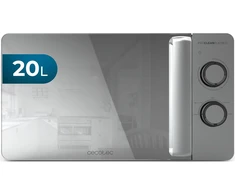 Cecotec Proclean 3060 Flatbed mikrobangų krosnelė 20 l, 700 W, 3DWave, MirrorDoor