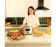 Cecotec vertikalus skrudintuvas Touch&amp;Toast Double 950 W su jutikliniu ekranu, 04843