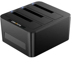 cenmate 3 vietų SATA HDD/SSD prijungimo stotelė USB 3.0, 60 TB, 637U3-5G