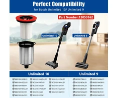 Chuancheng HEPA filtrų rinkinys Bosch Unlimited 9 ir 10 dulkių siurbliams 12050162