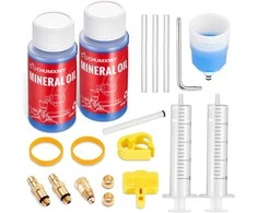 CHUMXINY diskinės stabdžių sistemos nuorinimo rinkinys su mineraliniu stabdžių skysčiu 120 ml