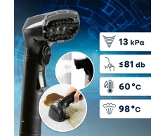 CLEANmaxx kilimų ir apmušalų plovimo dulkių siurblys Pro Steam 2000 W, 13 kPa, 15078