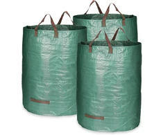 COM-FOUR sodo atliekų maišai XL, 3 vnt., 300 l, 67 x 84 cm