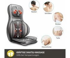COMFIER Šildomas nugaros ir kaklo masažuoklis