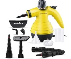 Comforday rankinis garų valytuvas 1050 W, 350 ml talpa, 9 dalių priedų rinkinys, rankinis modelis
