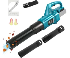 ConBlom Akumuliatorinis lapų pūstuvas su Turbo funkcija, suderinamas su Dewalt 18 V/20 V akumuliatoriais, 33 m/s oro srautu, FOZZ0350