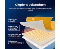 Cosi Home elektrinis šildomas pledas 180 x 130 cm, 10 šilumos lygių, CH-HT-06M-EU