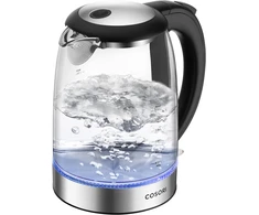 Cosori elektrinis virdulys iš borosilikatinio stiklo, 1,7 l, 2200 W, juodas GK151-CO