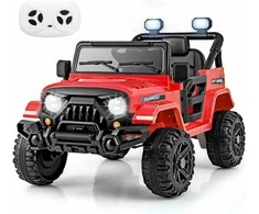 COSTWAY 12V elektrinis vaikiškas automobilis, raudonas